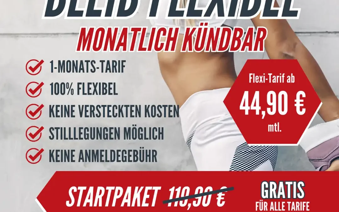 FLEXIBEL BLEIBEN – DEIN TRAINING, DEINE REGELN