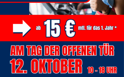 15 Jahre thommy SPORTS – Tag der offenen Tür 12. Oktober 10-18 Uhr
